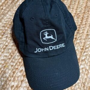 John Deere hat with gray letters